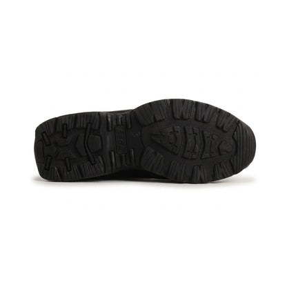 QUIVE SEGA Combat 3.0 Mid-Calf Leather Boots in shiny black – product view 4