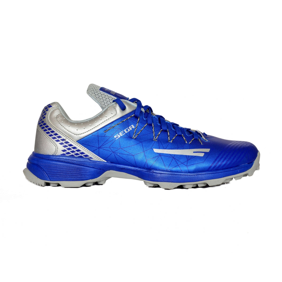 QUIVE SEGA G-Power Cricket Shoes in blue – product view 3