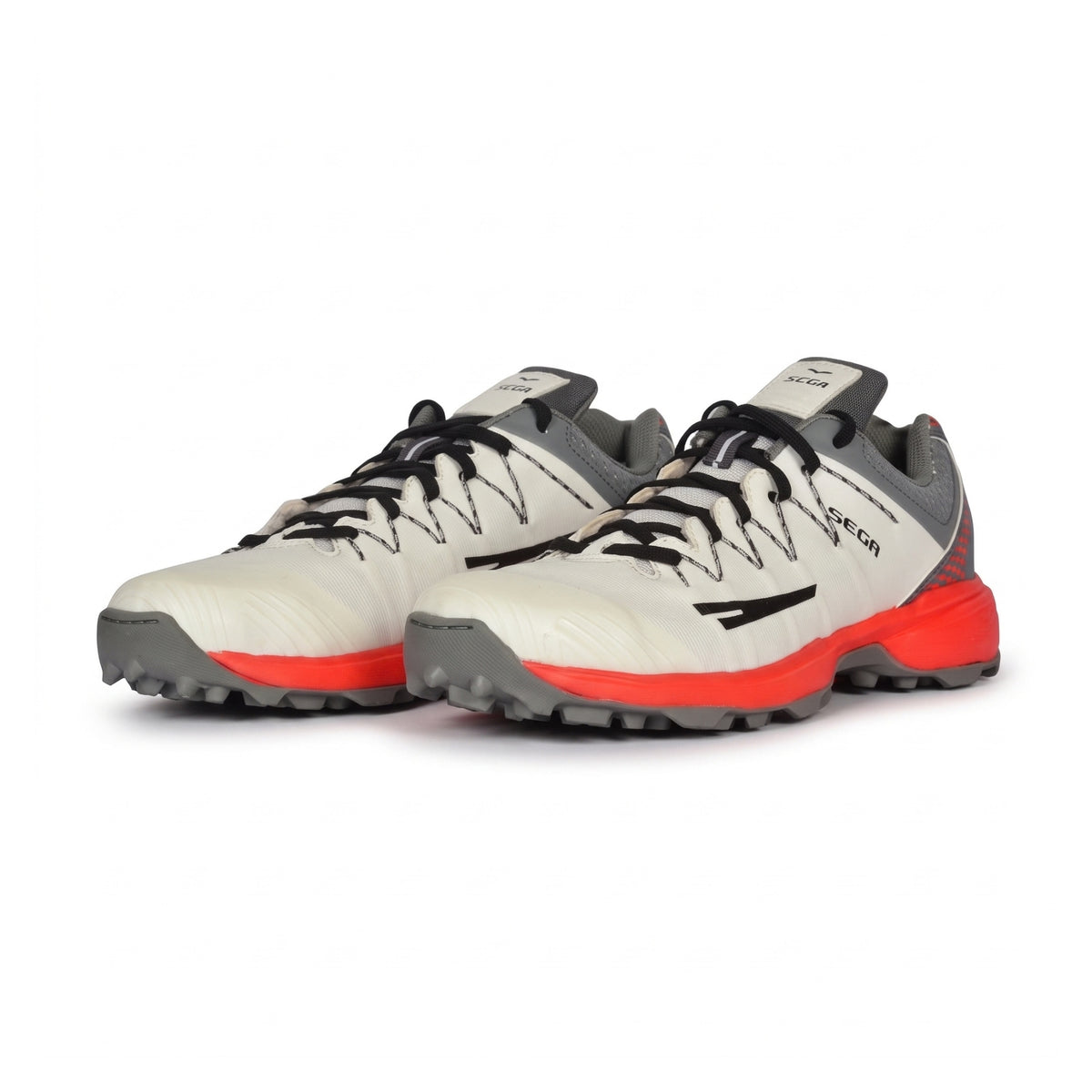 QUIVE SEGA G-Power Cricket Shoes in white – product view 2