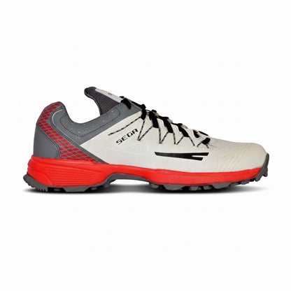QUIVE SEGA G-Power Cricket Shoes in white – product view 3