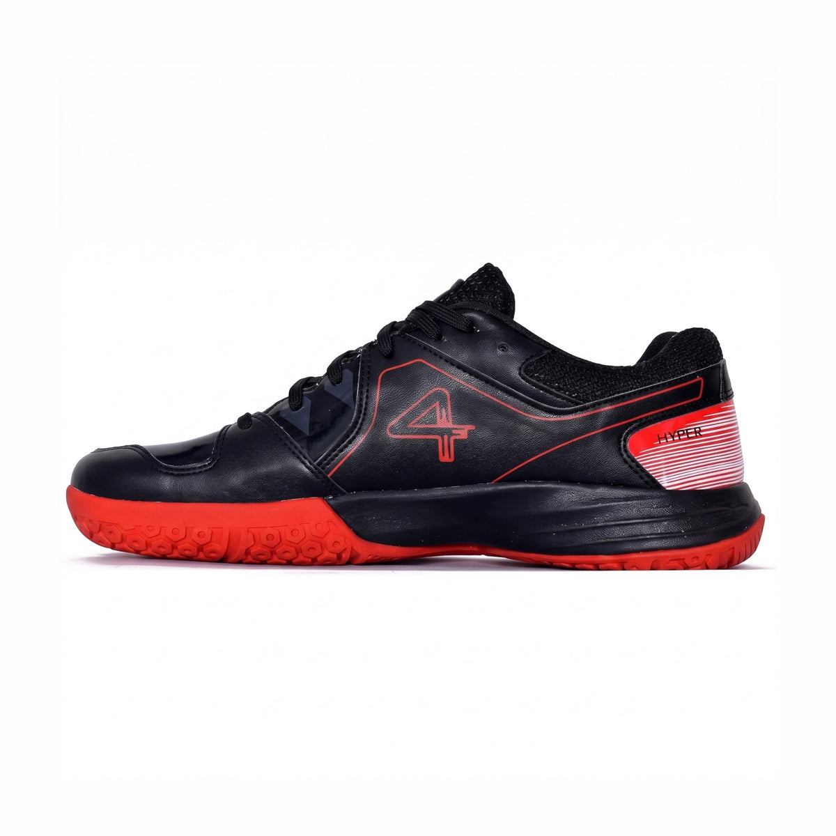 QUIVE SEGA Hyper Badminton, Squash & Volleyball Court Shoes in black – product view 1