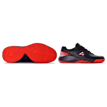 QUIVE SEGA Hyper Badminton, Squash & Volleyball Court Shoes in black – product view 6