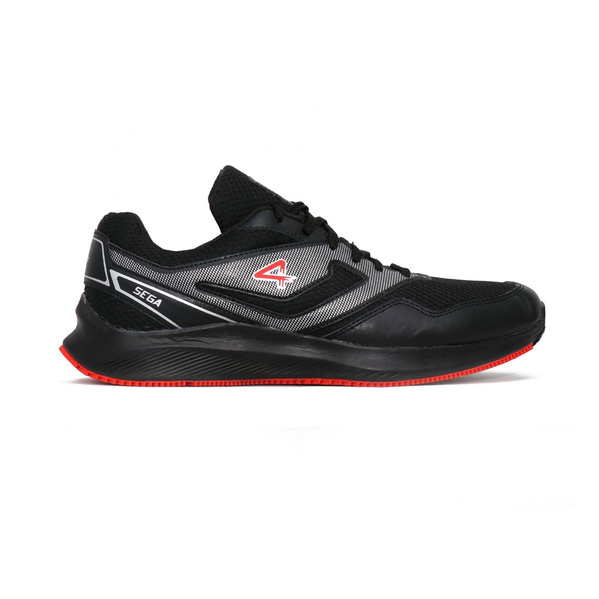 SEGA Comfort R7 Running & Gym Trainers in black – product view 3