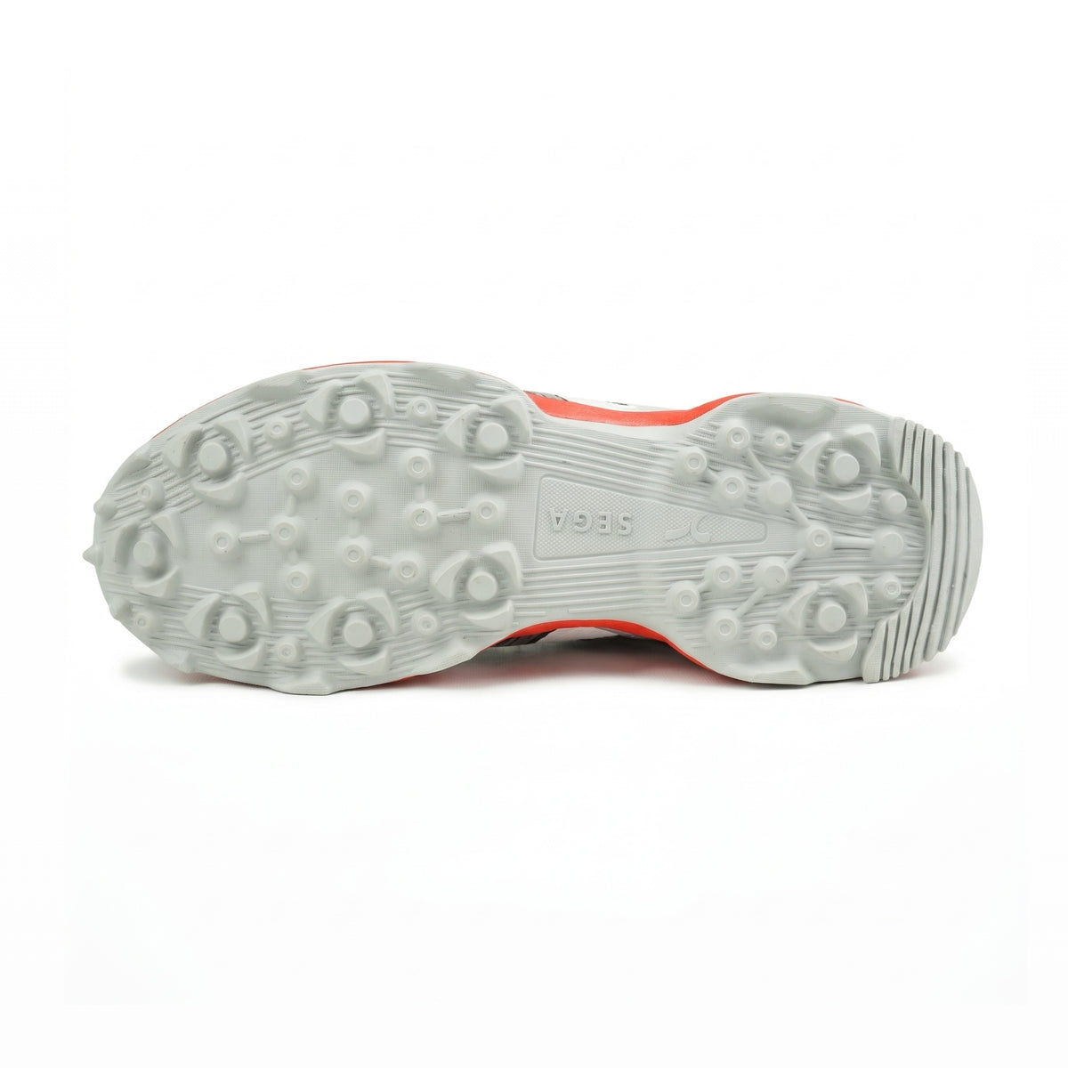 SEGA Glide Cricket Training Shoes in white red – product view 6