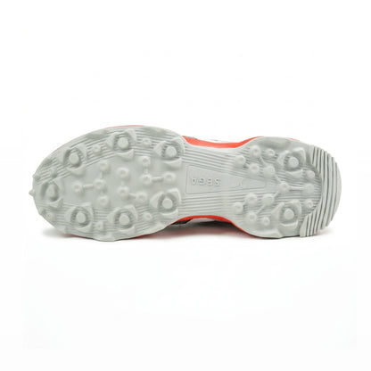 SEGA Glide Cricket Training Shoes in white red – product view 6