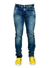 Men's clothing, men's jeans, Italian denim, size 30, 32, 34, 36, 40, men's fashion, reg fit, regular, stretch, skinny fit, image from front facing centre, with sega trainers, burk hedges jeans, sega jeans, uk supplier, uk store, birmingham clothes store, clothing based in birmingham,