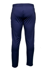 tracksuit bottoms, joggers, men's clothing, fashion, sale, SEGA, blue, clothes for men, summer 2020 collection, cheap tracksuit, bottoms, lower, joggers, cotton, fabric, sports, image is back facing centre of blue tracksuit bottoms,