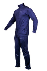 Blue, tracksuits, for men, men's tracksuits, tracksuit jackets, tracksuit bottoms, polyester, British, Men's clothing, clothing for men, tracksuit jacket, adult clothing, sports, fashion, football jacket, mens fashion, fashion for men, Full Image of tracksuit facing left