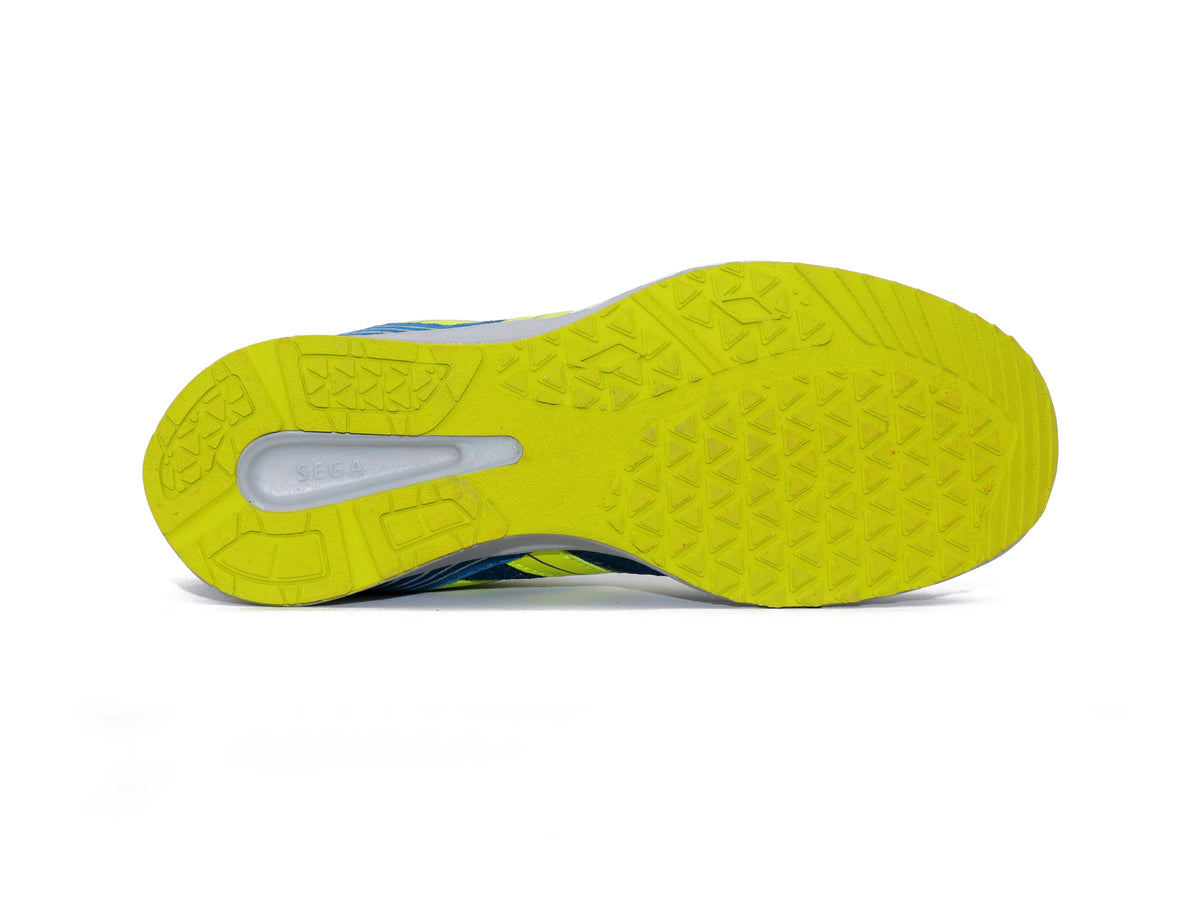 SEGA QUIVE Kids' Marathon trainers, lime non-marking outsole