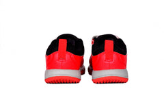 velcro, red, sega, kids football trainers, kids football boots, children football trainers, children football boots, ids, children, boys shoes, children's shoes, children's trainers, kids shoes, kids trainers, for kids, for children, Image of SEGA MICRO KIDS in its red variation from the back